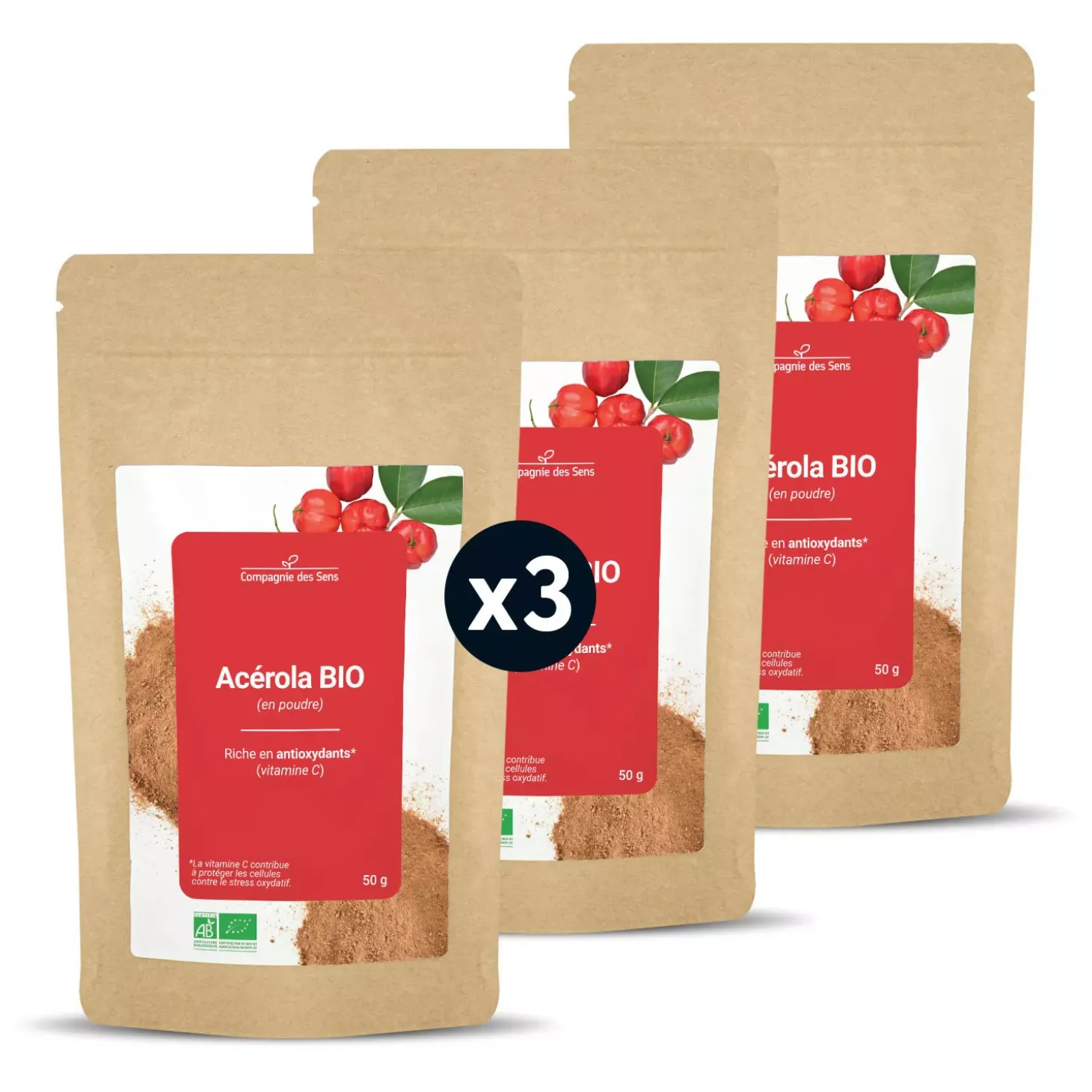 Acérola bio (en poudre)