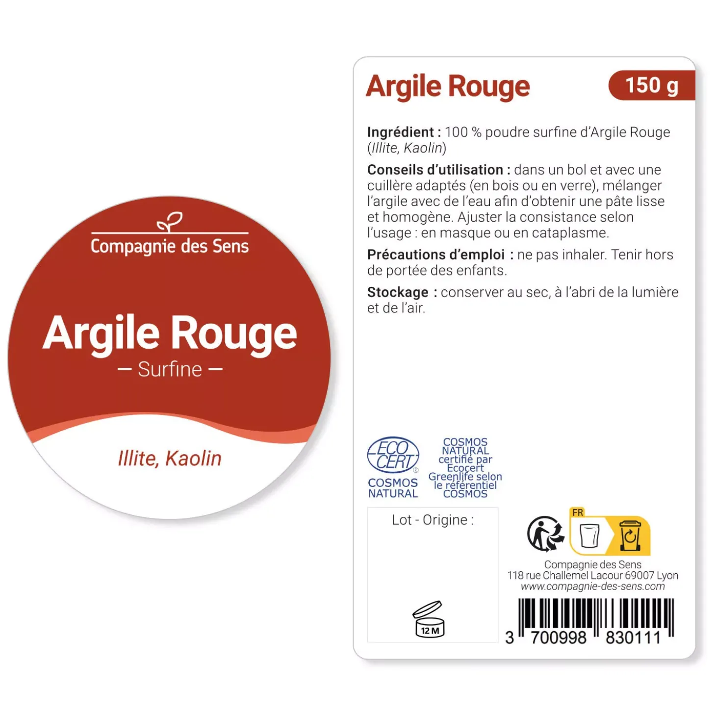 Argile Rouge Illite