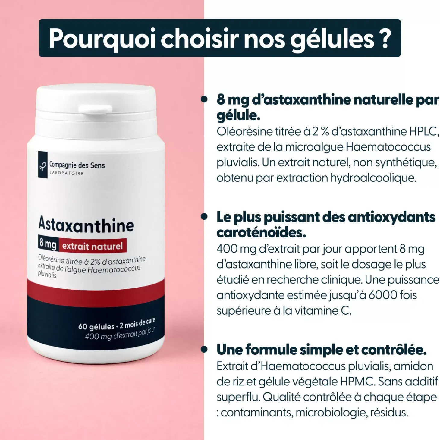 Astaxanthine concentrée