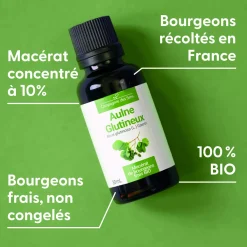 Aulne Glutineux bio (Alnus Glutinosa) – Macérat concentré de bourgeons frais
