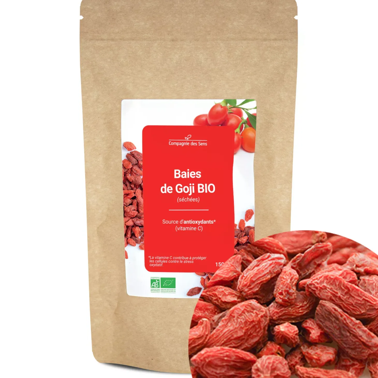 Baies de Goji bio (séchées)