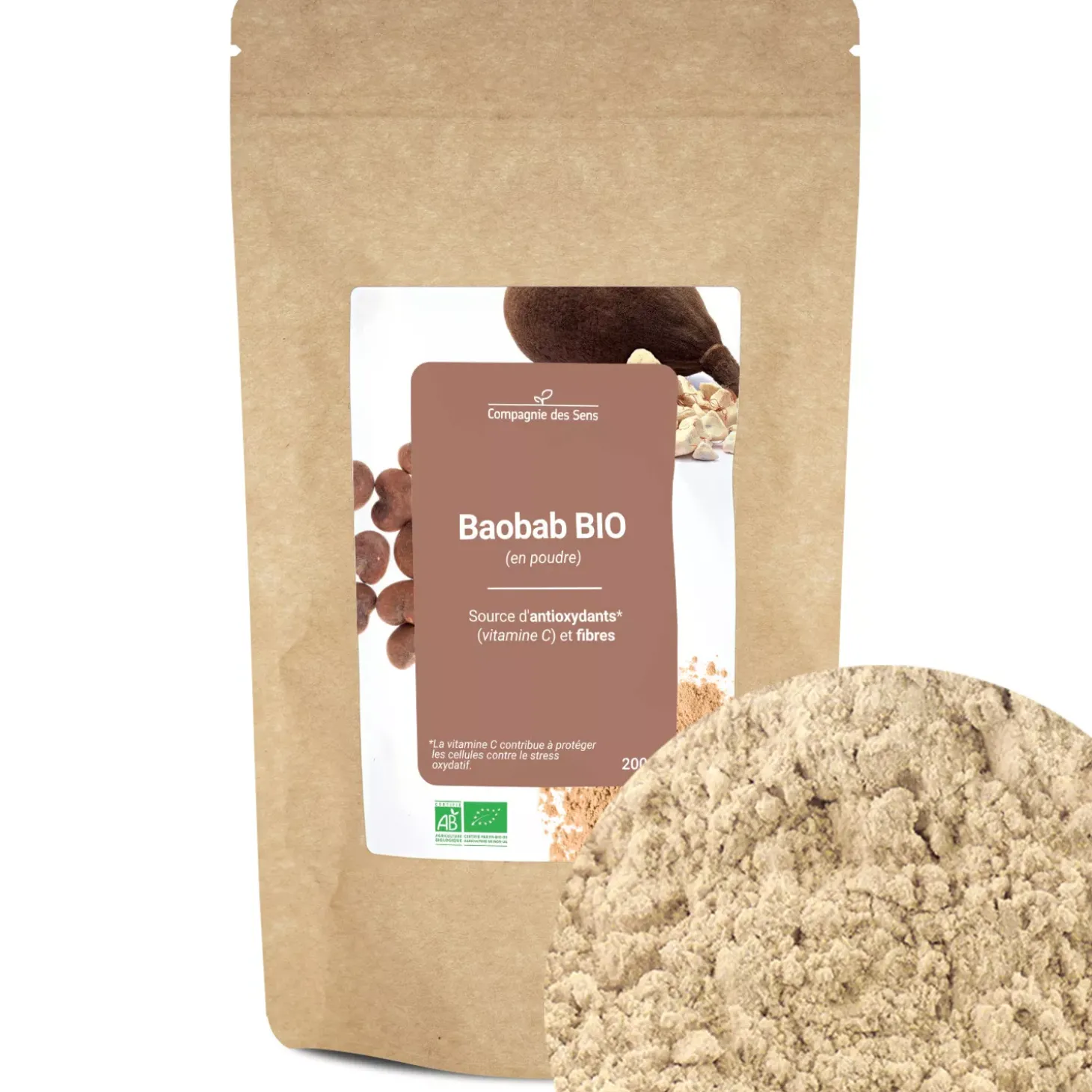 Baobab bio (en poudre)