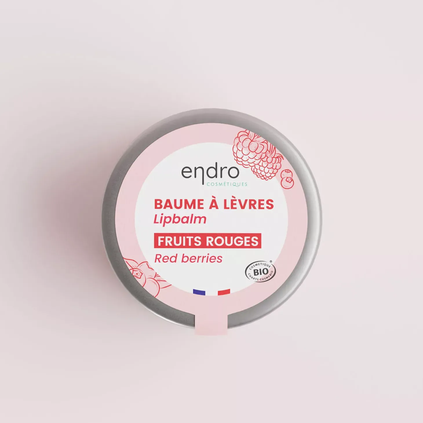 Baume à lèvres fruits rouges Bio