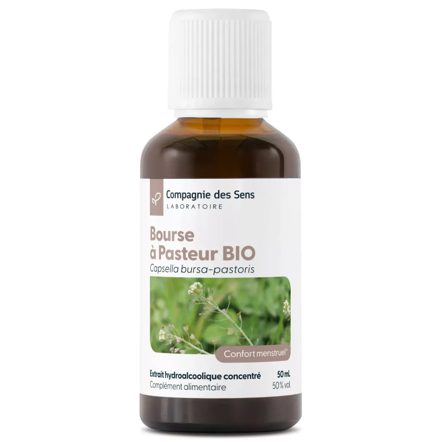 Bourse à Pasteur bio (Capsella Bursa-Pastoris) – Extrait hydroalcoolique concentré
