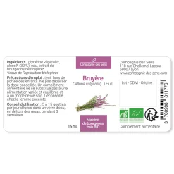 Bruyère bio (Calluna Vulgaris) – Macérat concentré de bourgeons frais