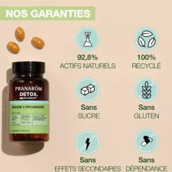 Capsules Detox Aromaboost – Aux Huiles Essentielles – 60 capsules