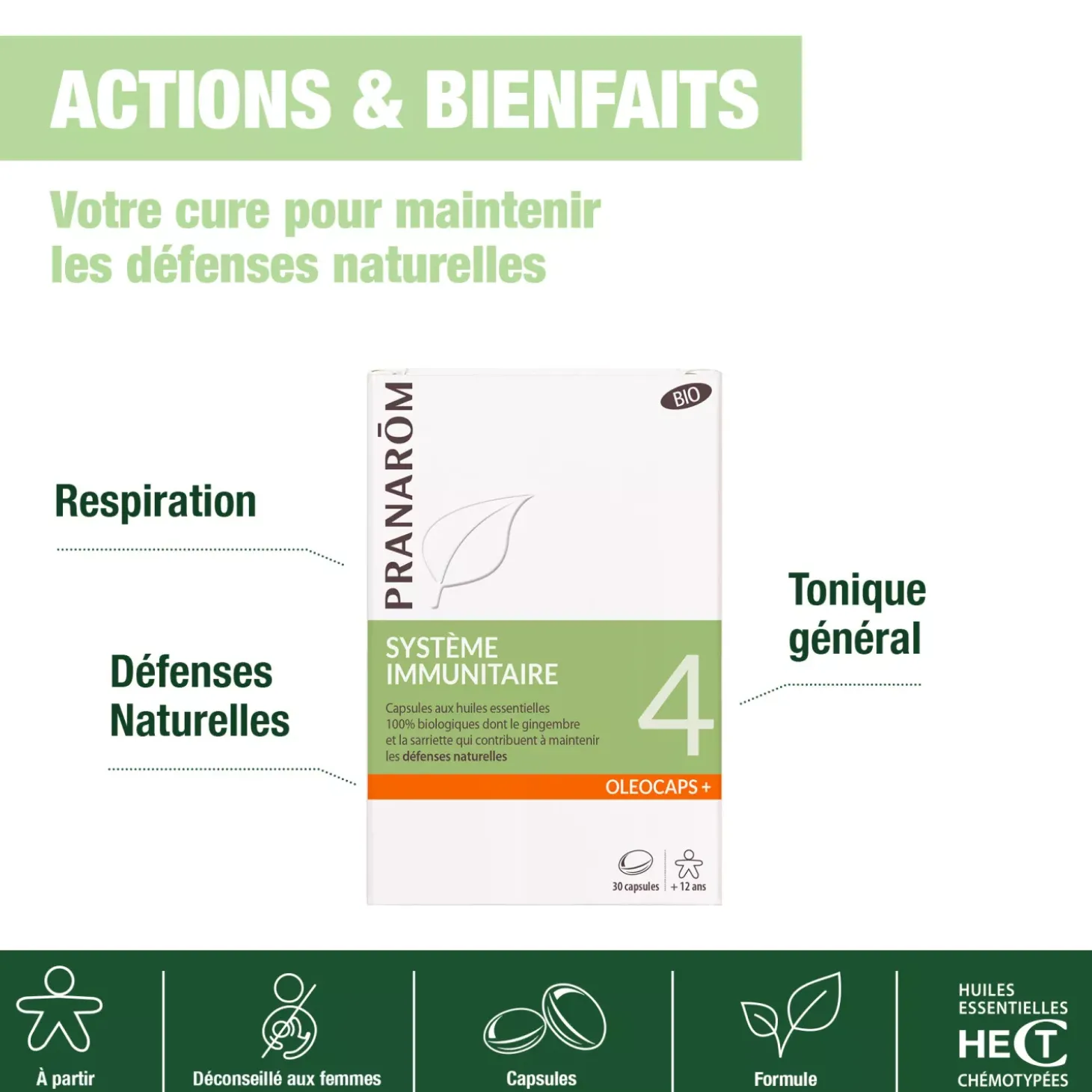 Capsules Système immunitaire bio – Renforce les défenses naturelles
