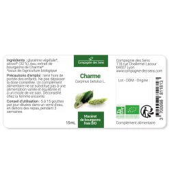 Charme bio (Carpinus Betulus) – Macérat concentré de bourgeons frais