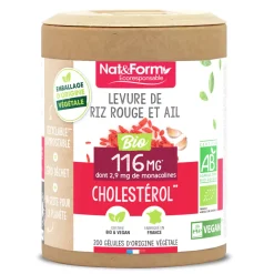Cholestérol Levure De Riz Rouge & Ail Bio