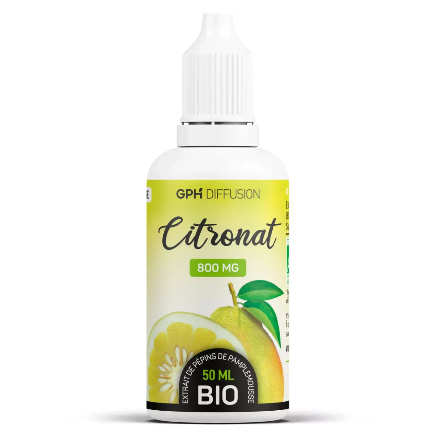 Citronat bio (Extrait de pépins de Pamplemousse)