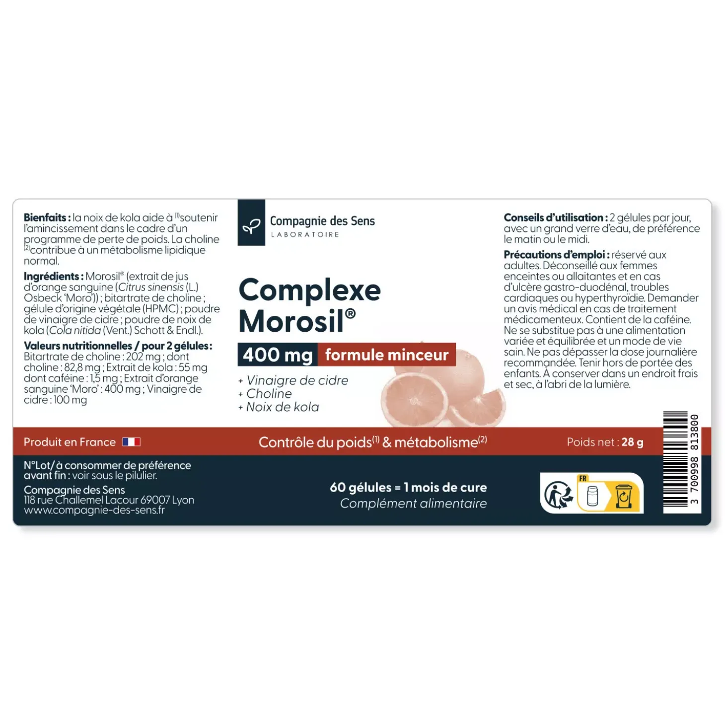 Complexe Morosil® 400 mg