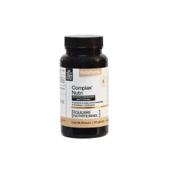 Complex’Nutri en gélules – Apport optimal en vitamines, minéraux, acides aminés – 28 actifs concentrés dont 3 brevetés