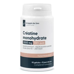Créatine monohydrate 200 mesh 3000mg