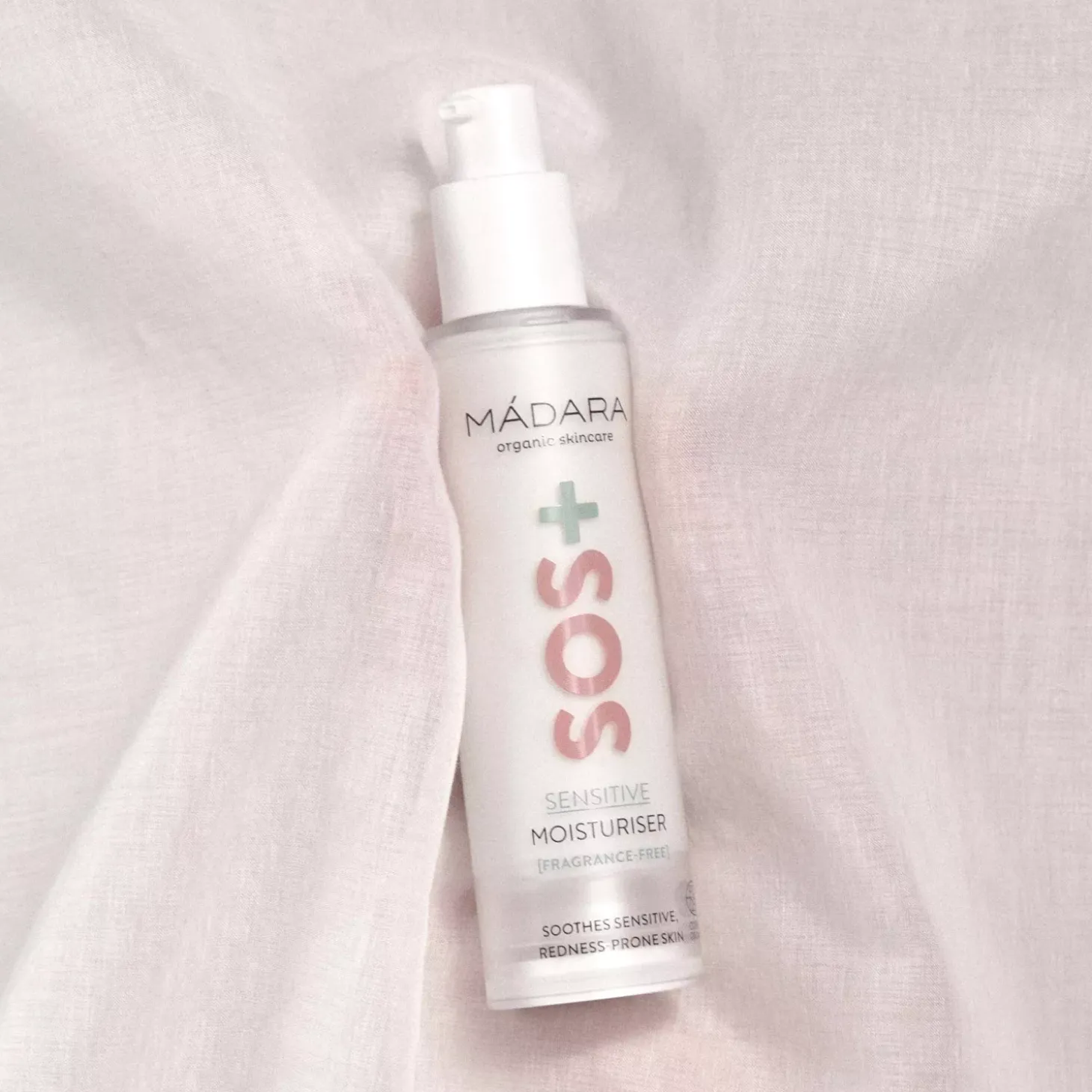 Crème de jour hydratante pour peaux sensibles – Sans parfum – Gamme sos+ – Mádara