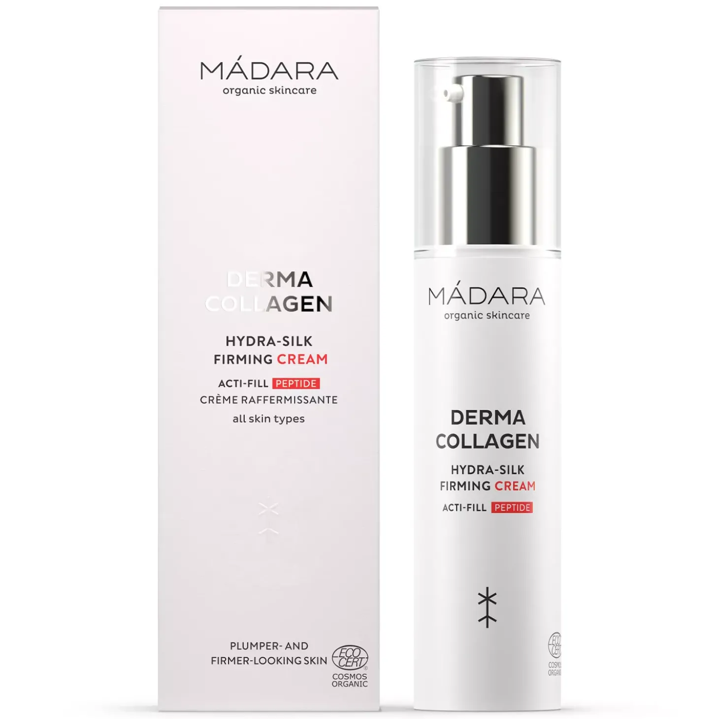 Crème Raffermissante aux peptides – Hydratation & élasticité – derma collagen – Mádara