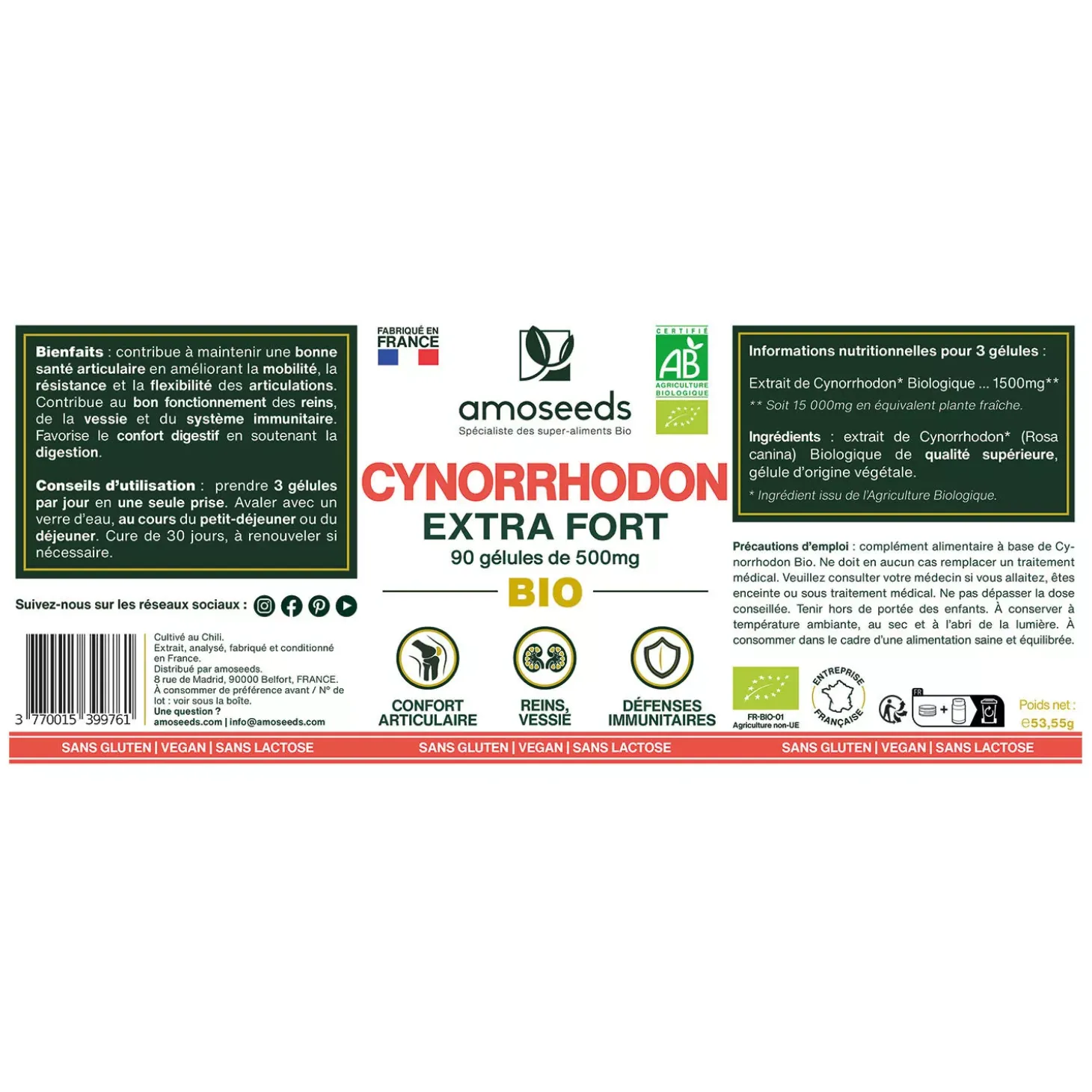 Cynorrhodon bio Extra Fort