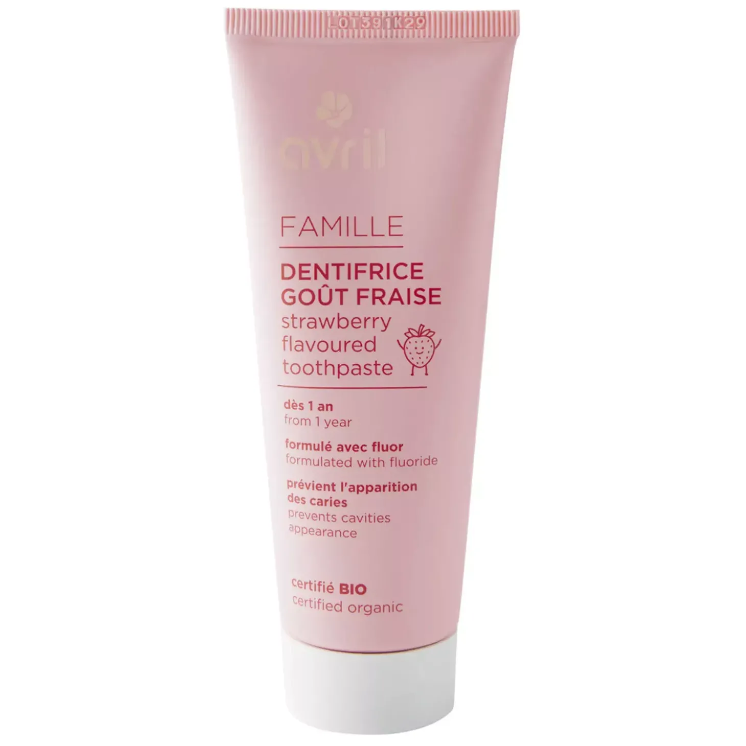 Dentifrice Enfant bio Fraise