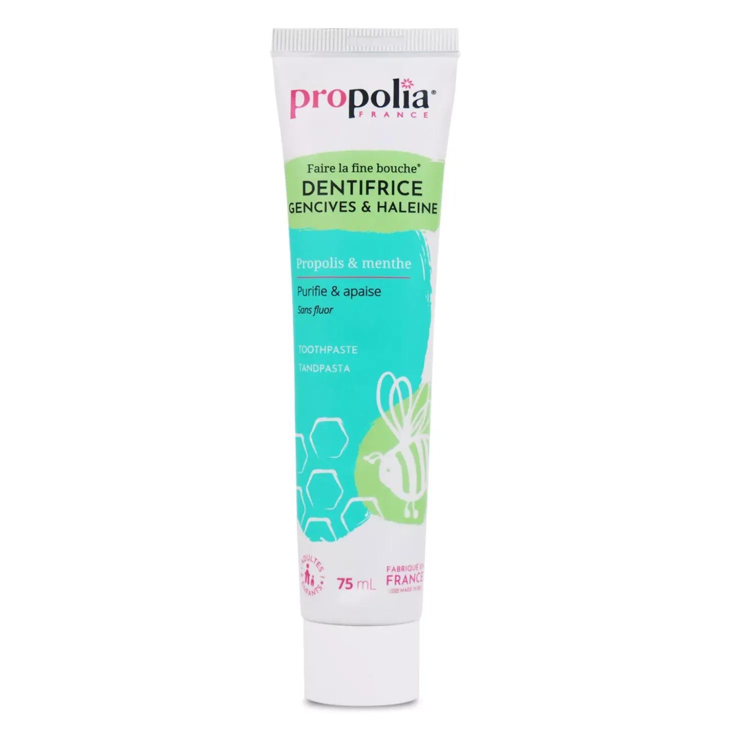 Dentifrice à la Propolis Sans Fluor