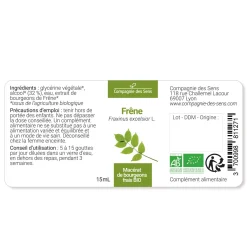 Frêne bio (Fraxinus Excelsior) – Macérat concentré de bourgeons frais