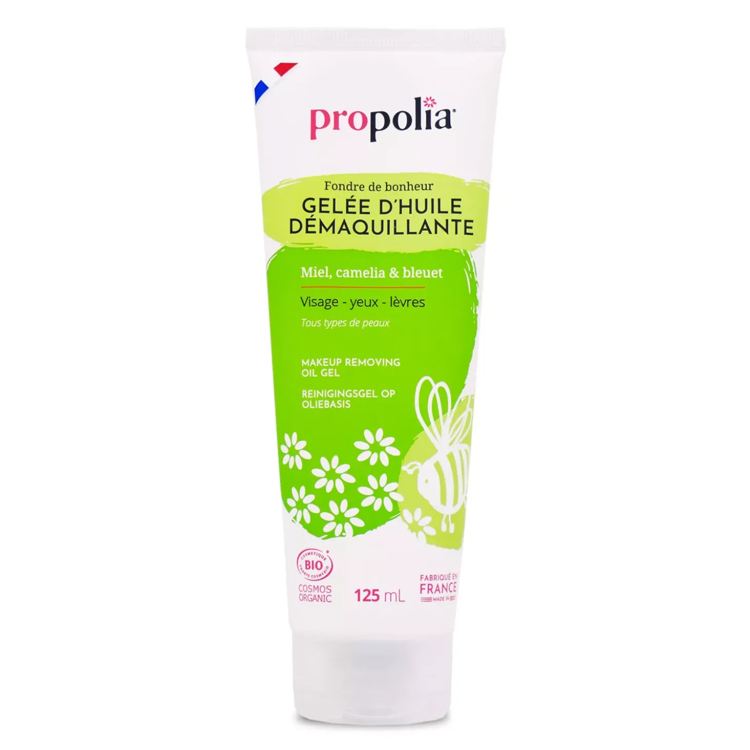 Gelée d'Huile Démaquillante bio au Miel