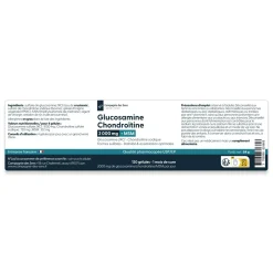 Glucosamine 2kcl + Chondroïtine sodique + msm