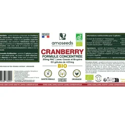 Gélules de Cranberry bio