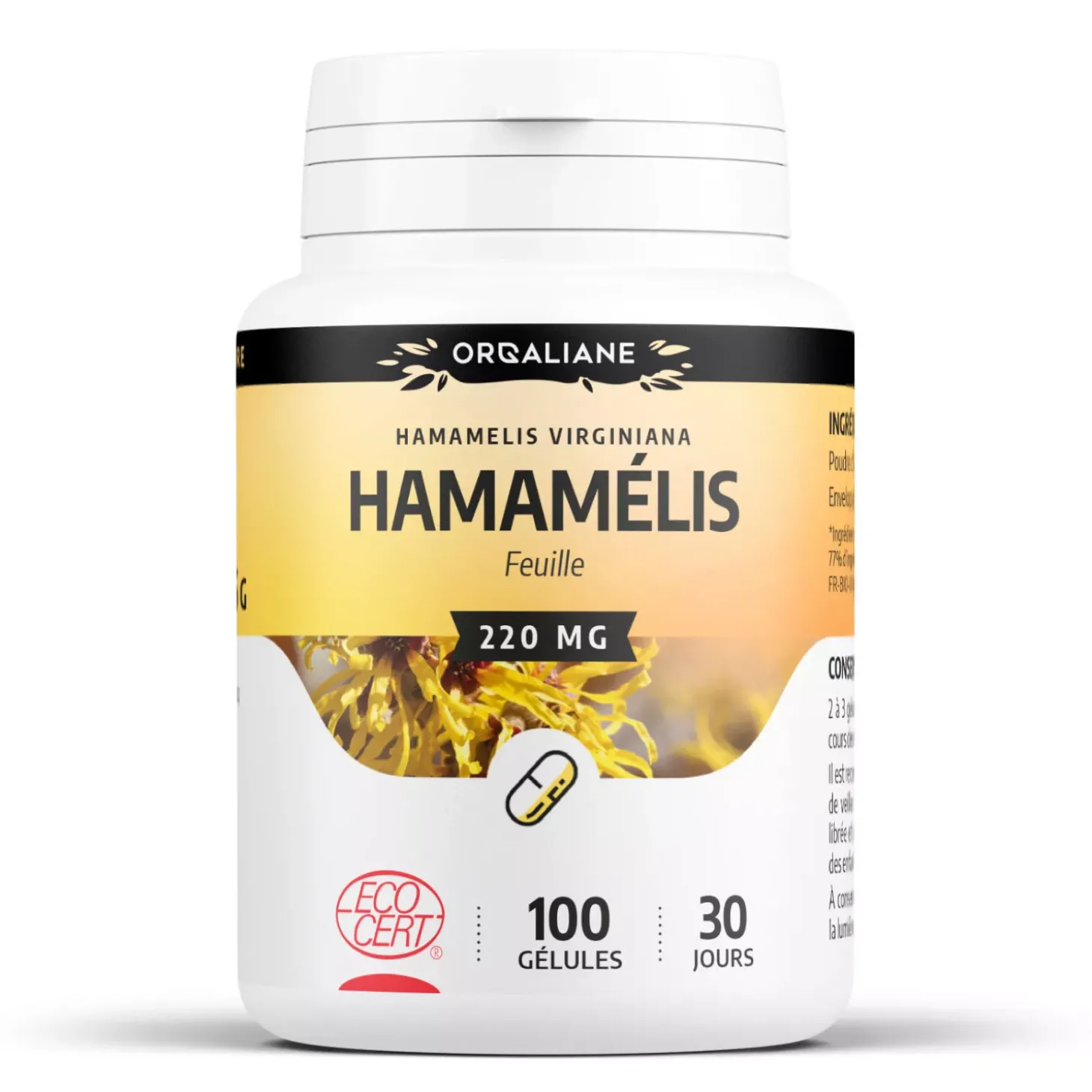 Gélules d'Hamamélis bio