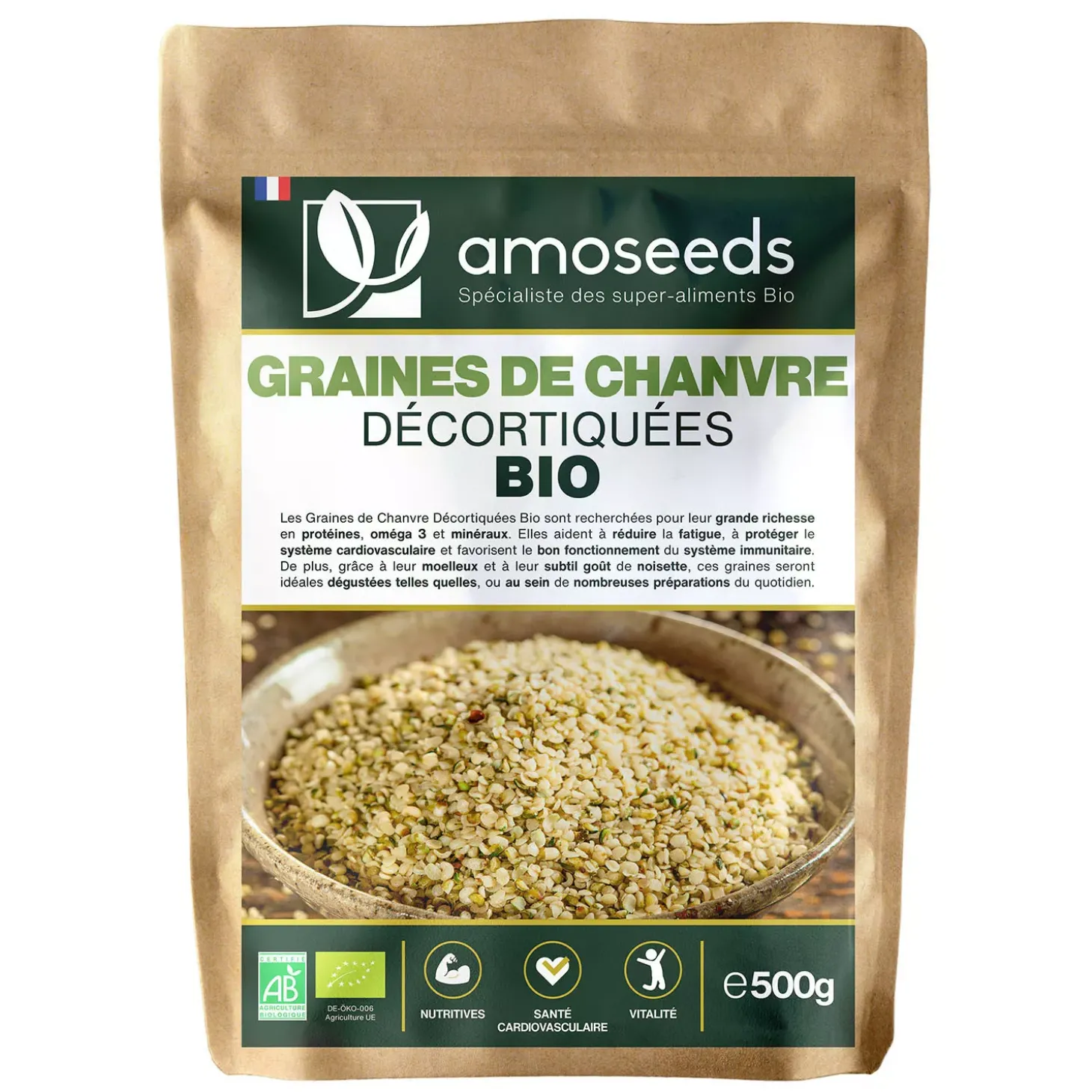 Graines de Chanvre bio