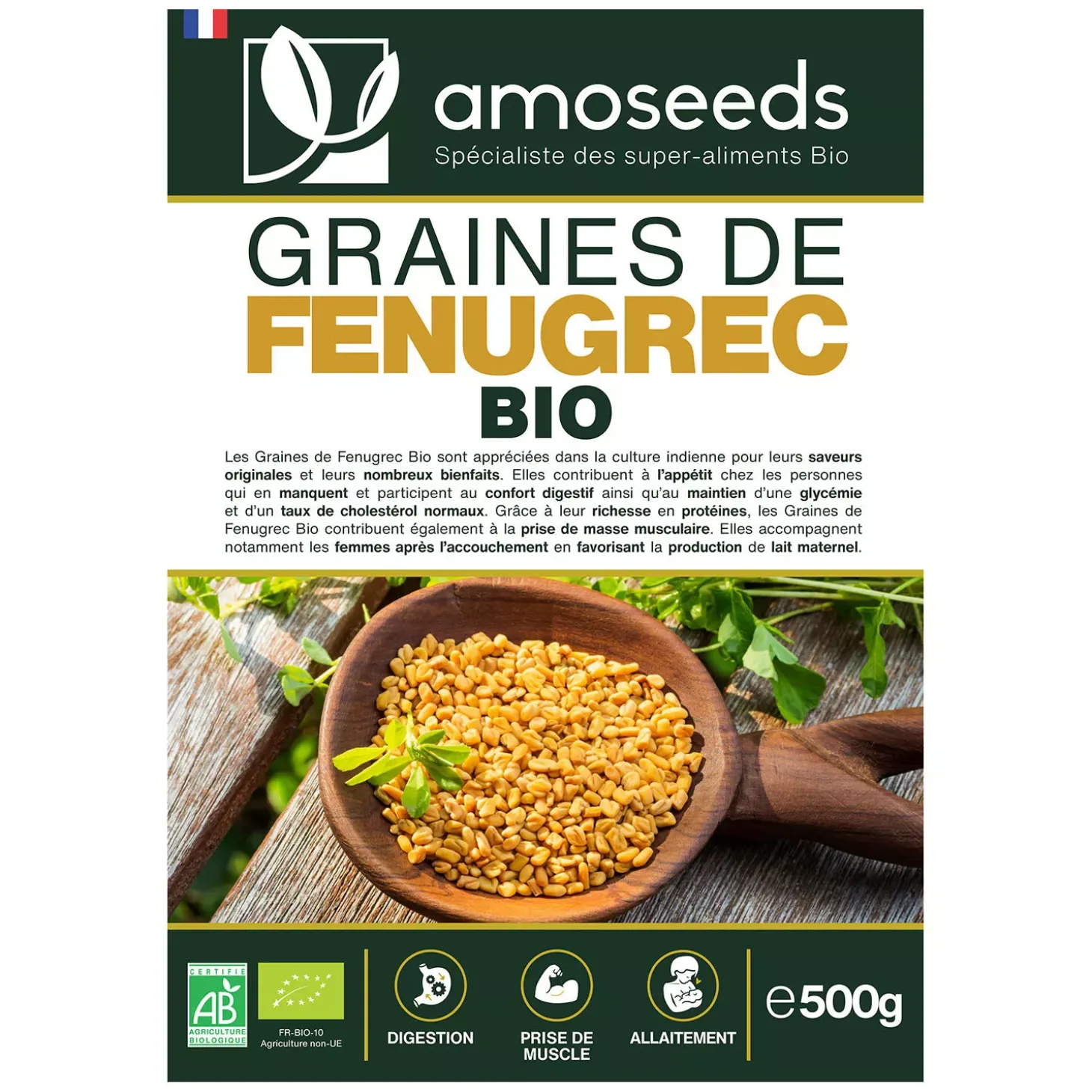 Graines de Fenugrec bio