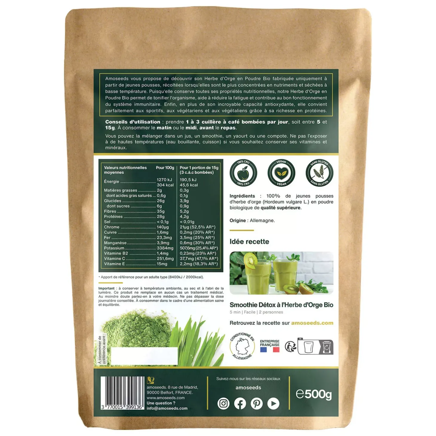 Herbe d’Orge bio