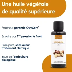 Huile de Macadamia bio