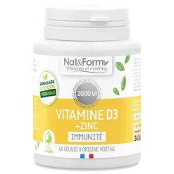 Immunité Vitamine D3 & Zinc
