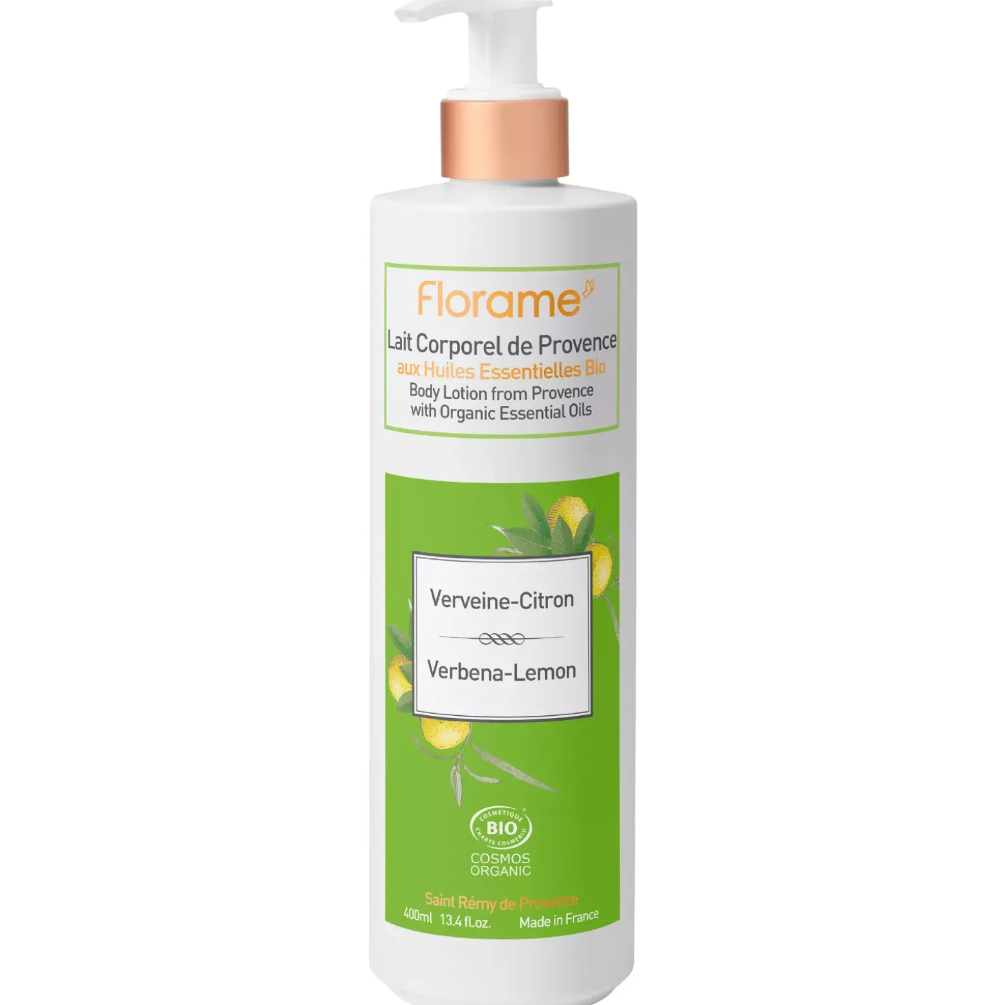 Lait Corporel à la Verveine et au Citron bio