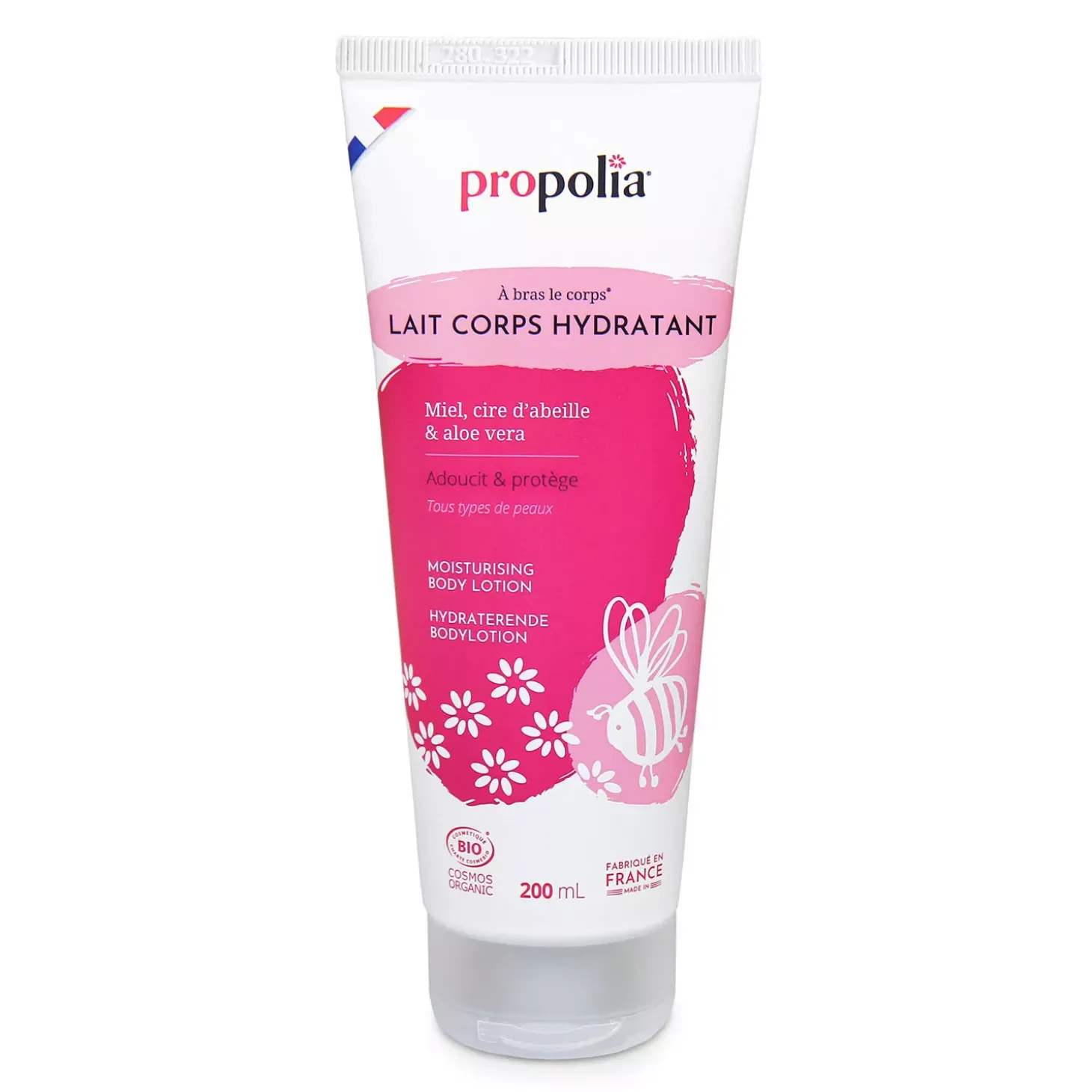Lait Corps Hydratant bio Miel & Cire d'Abeille