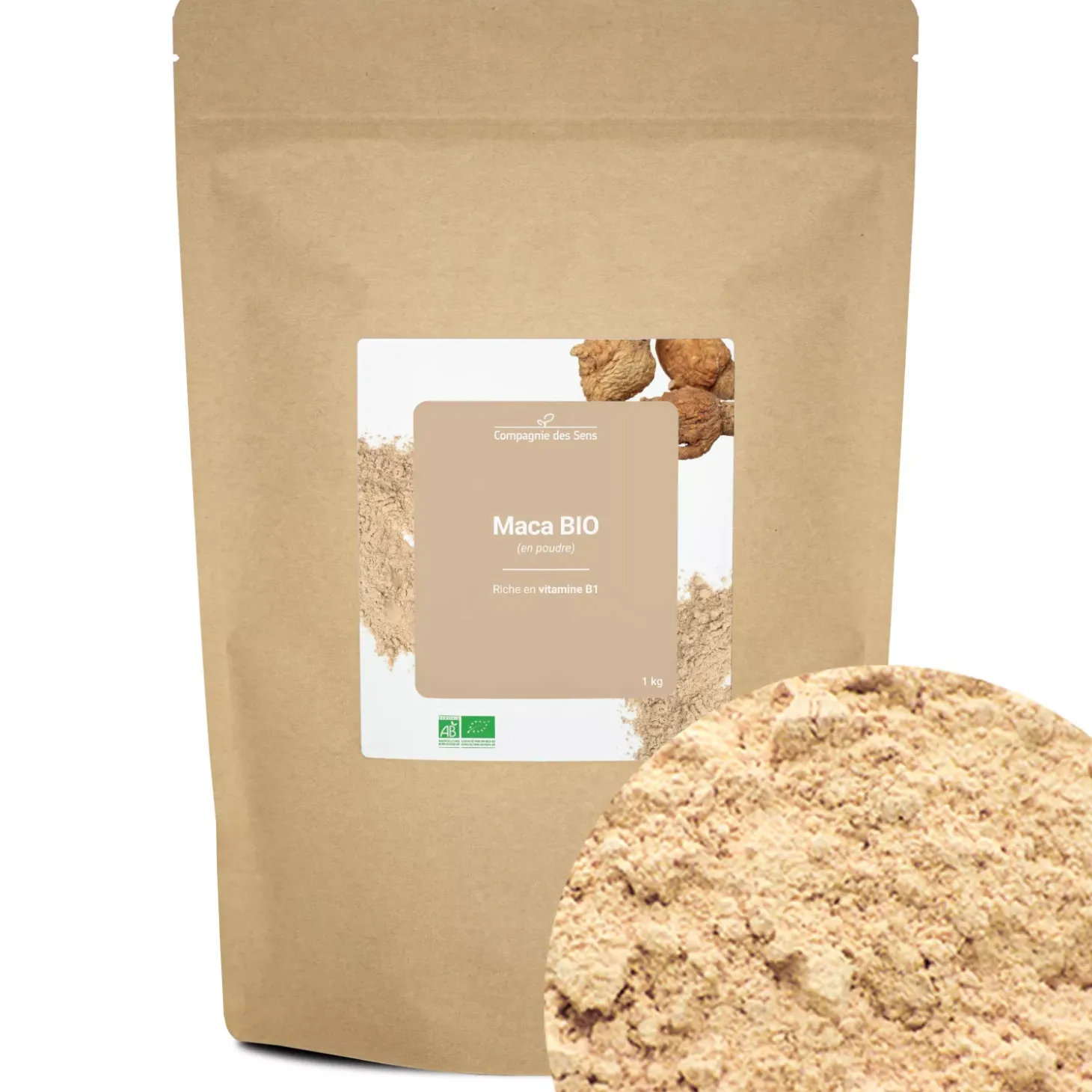 Maca bio (en poudre)