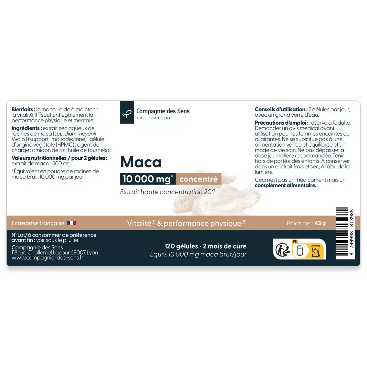 Maca concentrée