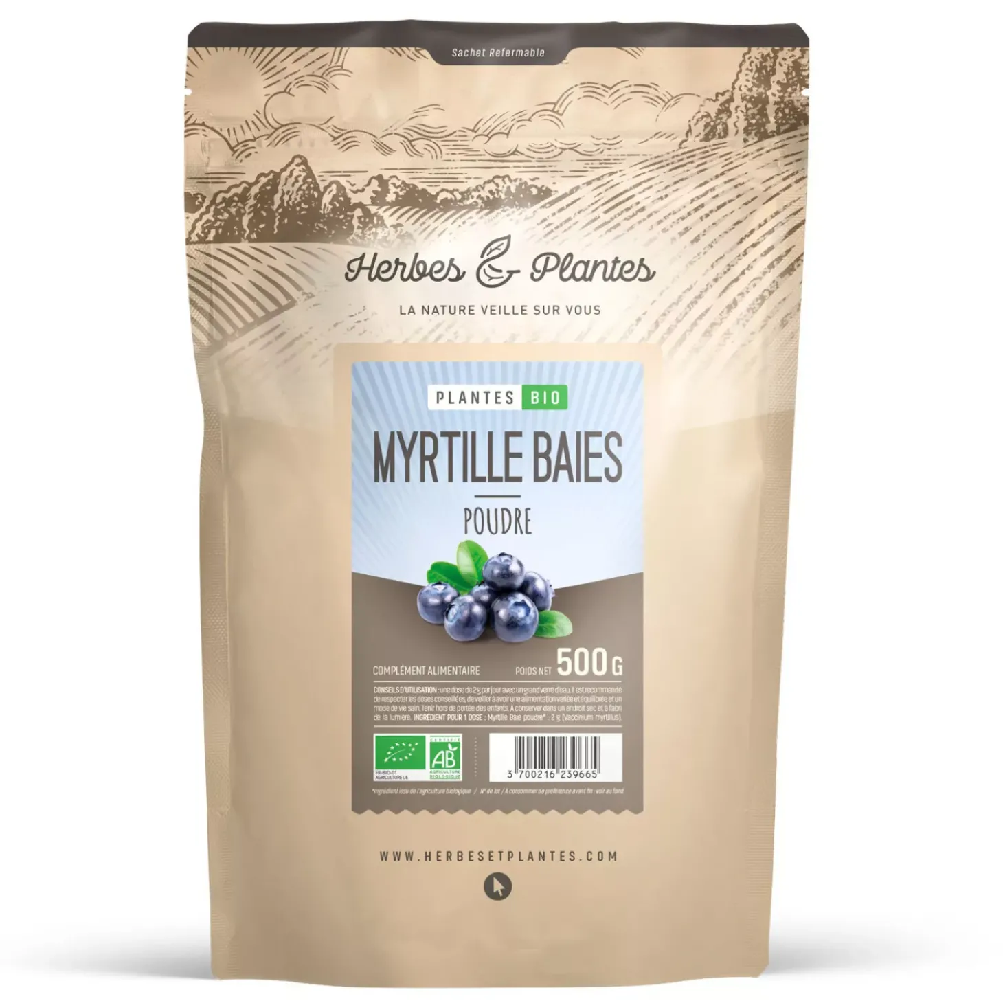 Myrtille bio (baie)