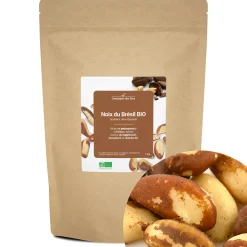 Noix du Brésil bio (entières, décortiquées)