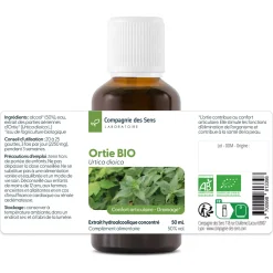 Ortie bio (Urtica Dioica) – Extrait hydroalcoolique concentré
