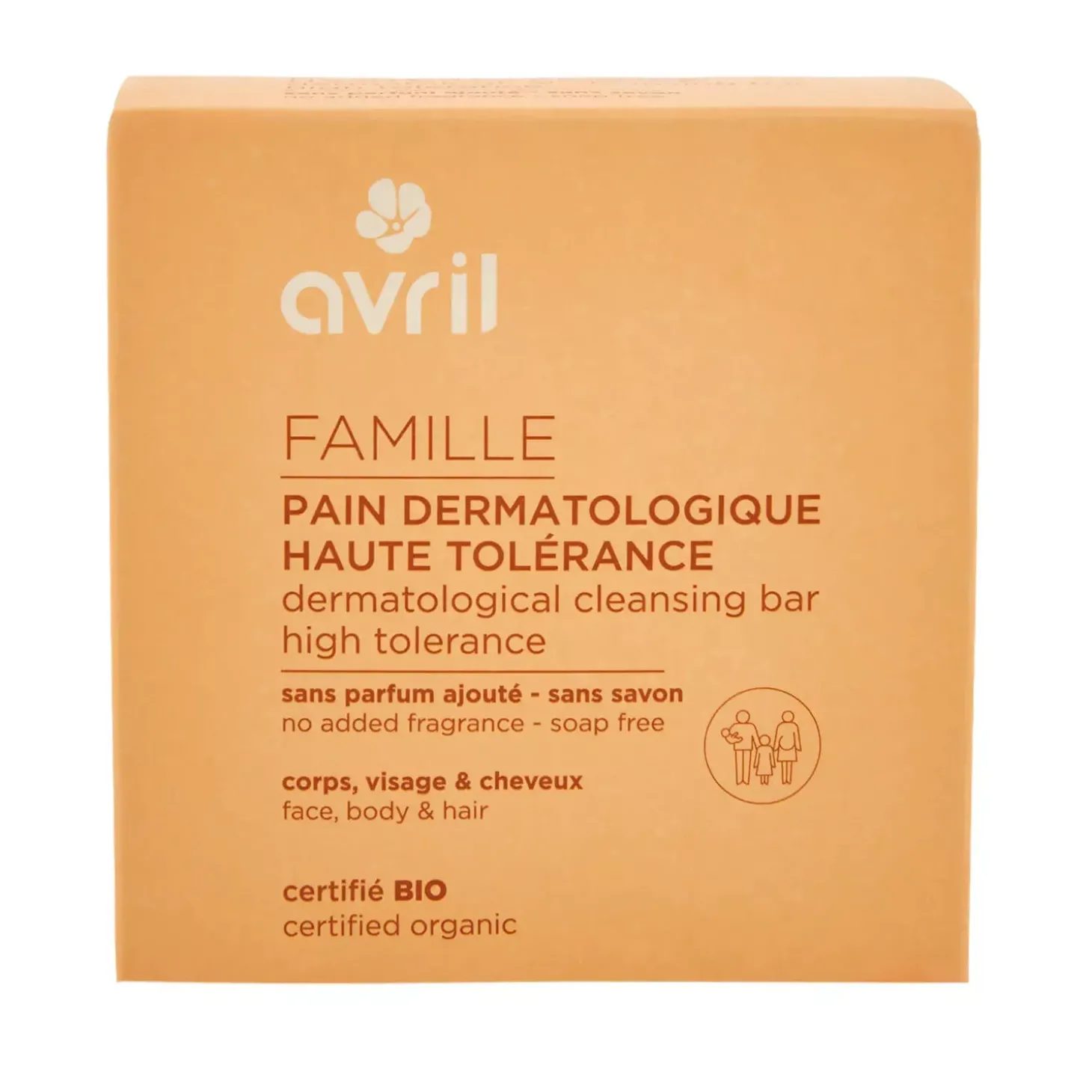 Pain Dermatologique bio Haute Tolérance