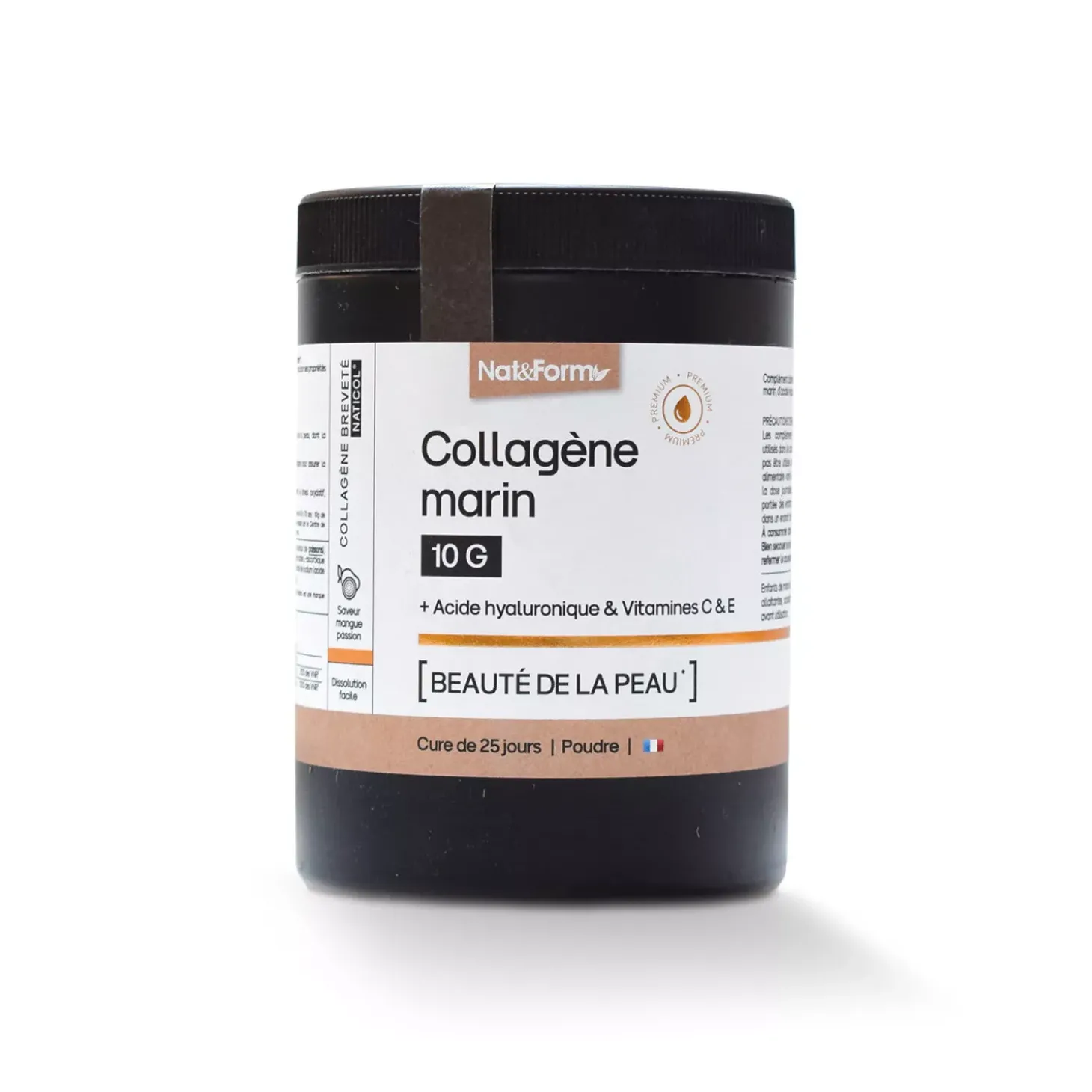 Poudre de Collagène marin Naticol® et Acide hyaluronique – Beauté de la peau – Efficacité prouvée