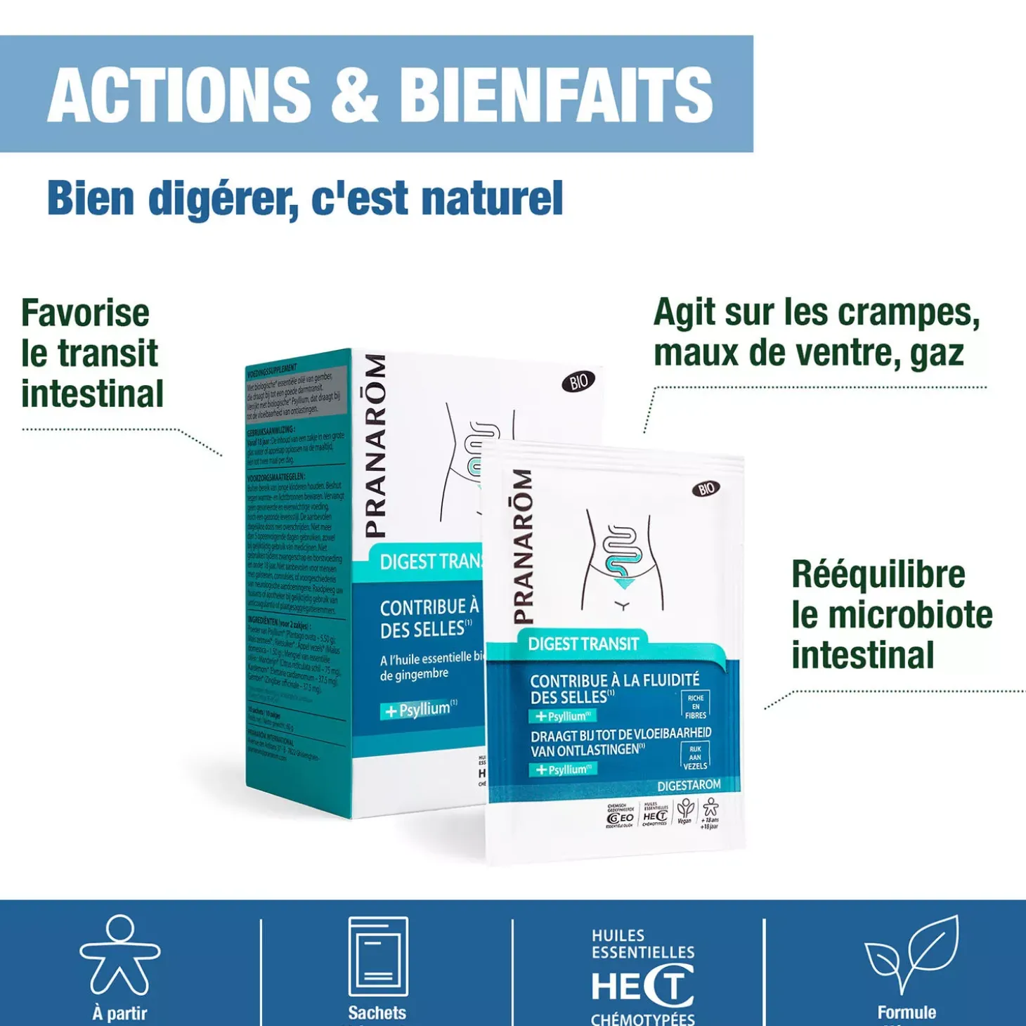 Poudre Digest Transit bio Digestarom – Aux Huiles Essentielles