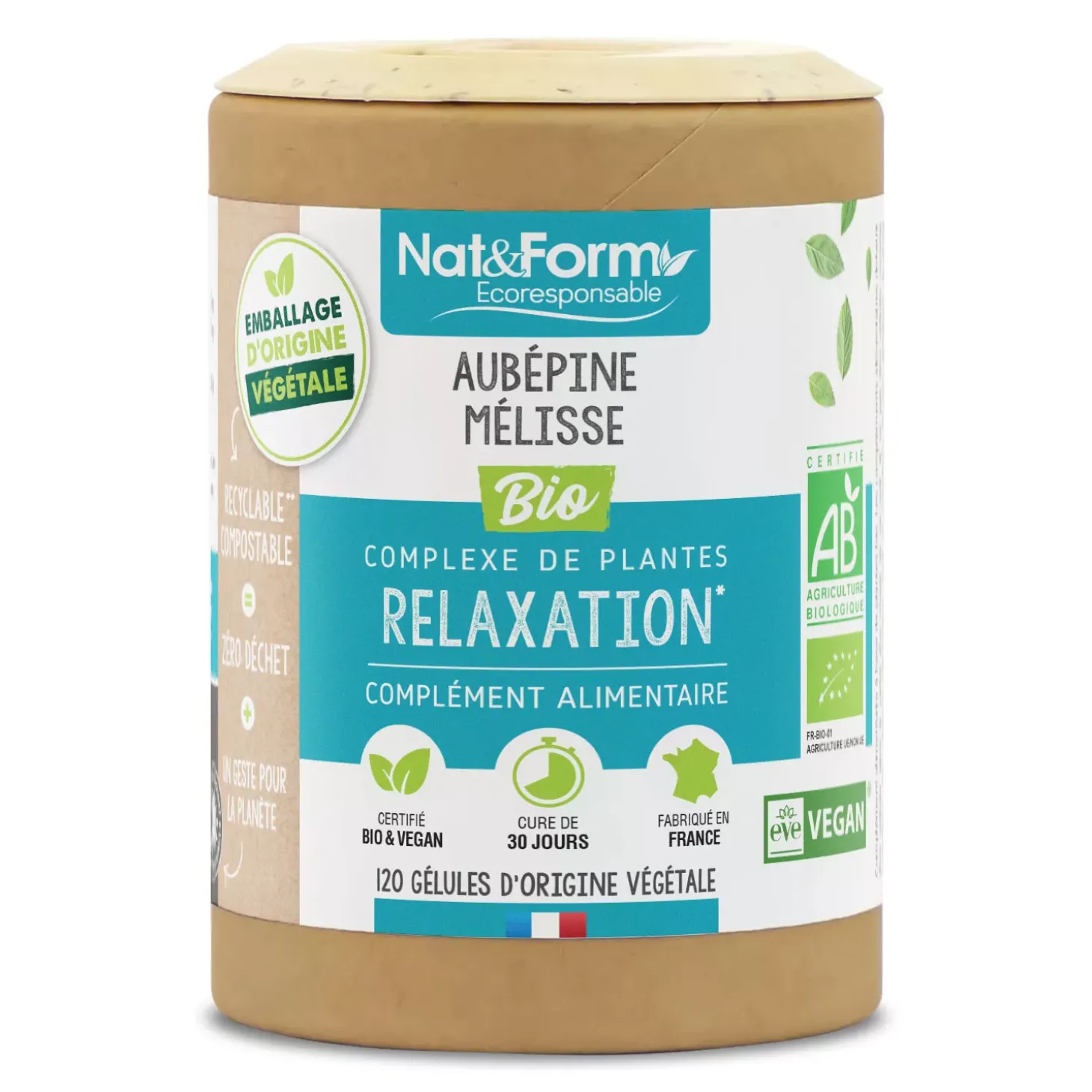 Relaxation Aubépine Mélisse Bio