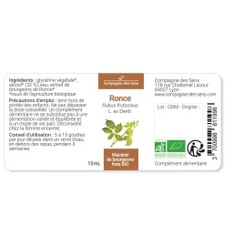 Ronce bio (Rubus Fruticosus) – Macérat concentré de bourgeons frais