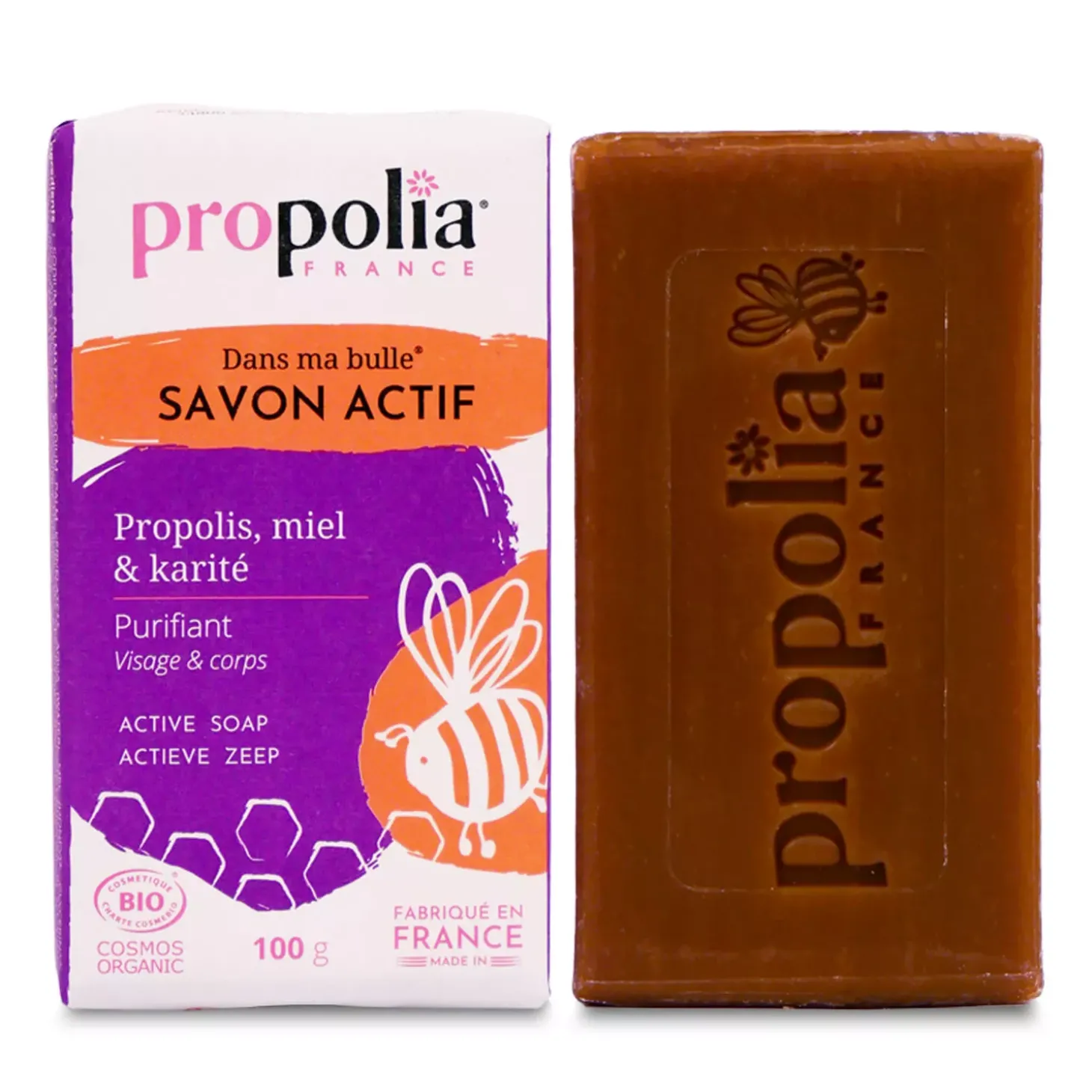 Savon bio Miel Propolis & Karité
