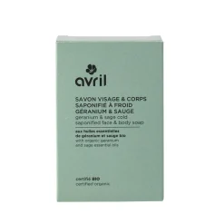 Savon à Froid Géranium & Sauge bio