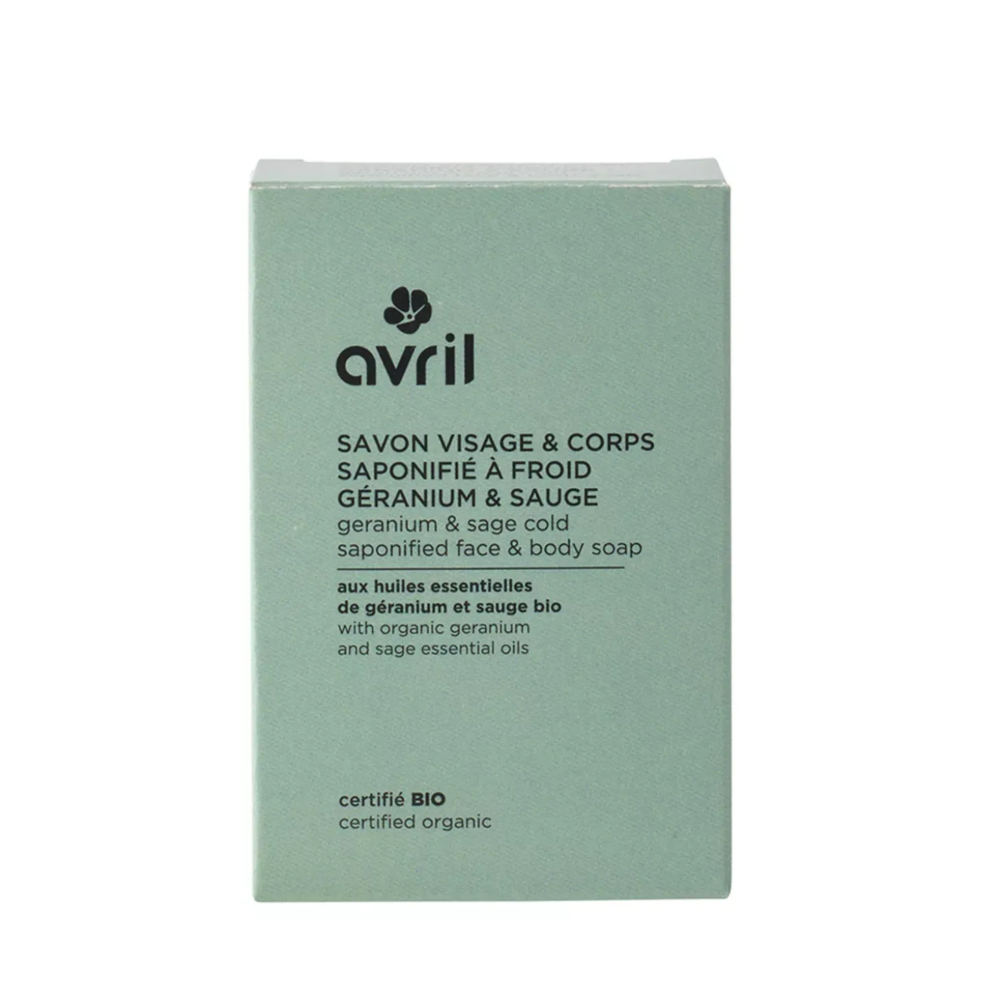 Savon à Froid Géranium & Sauge bio