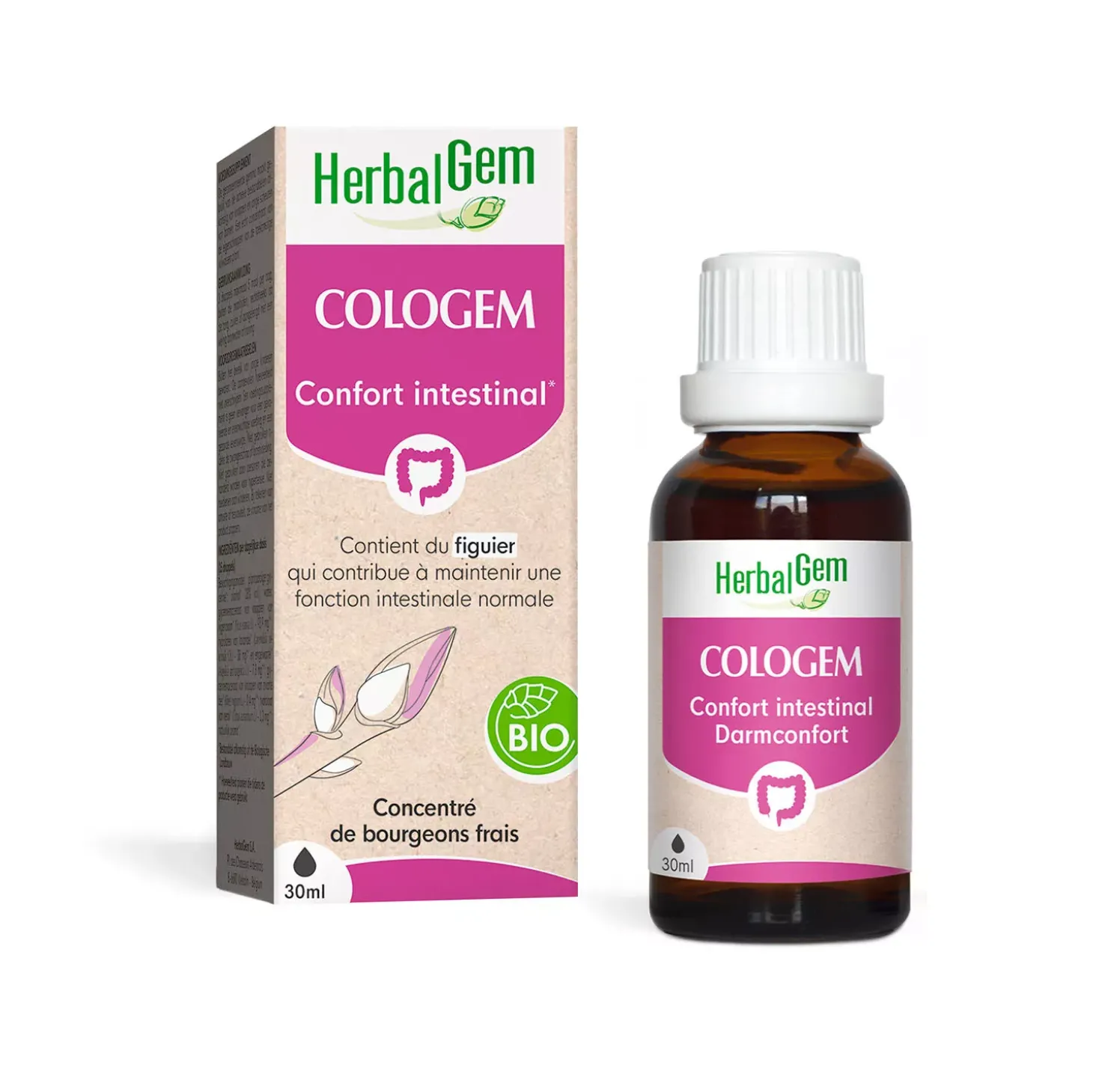 Solution buvable pour le Confort Intestinal – Aux Macérats de bourgeons concentrés – HerbalGem