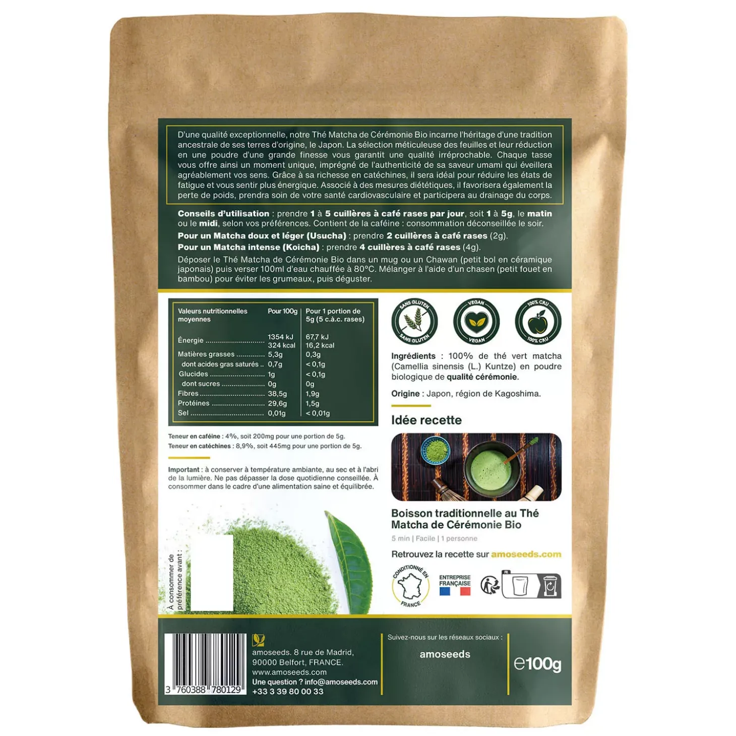 Thé Matcha Cérémonial bio