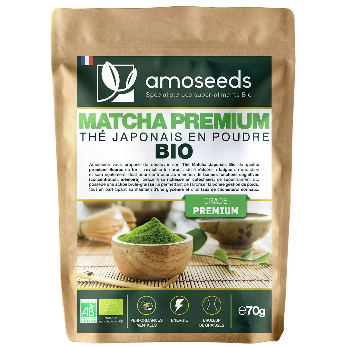 Thé Matcha Japonais bio